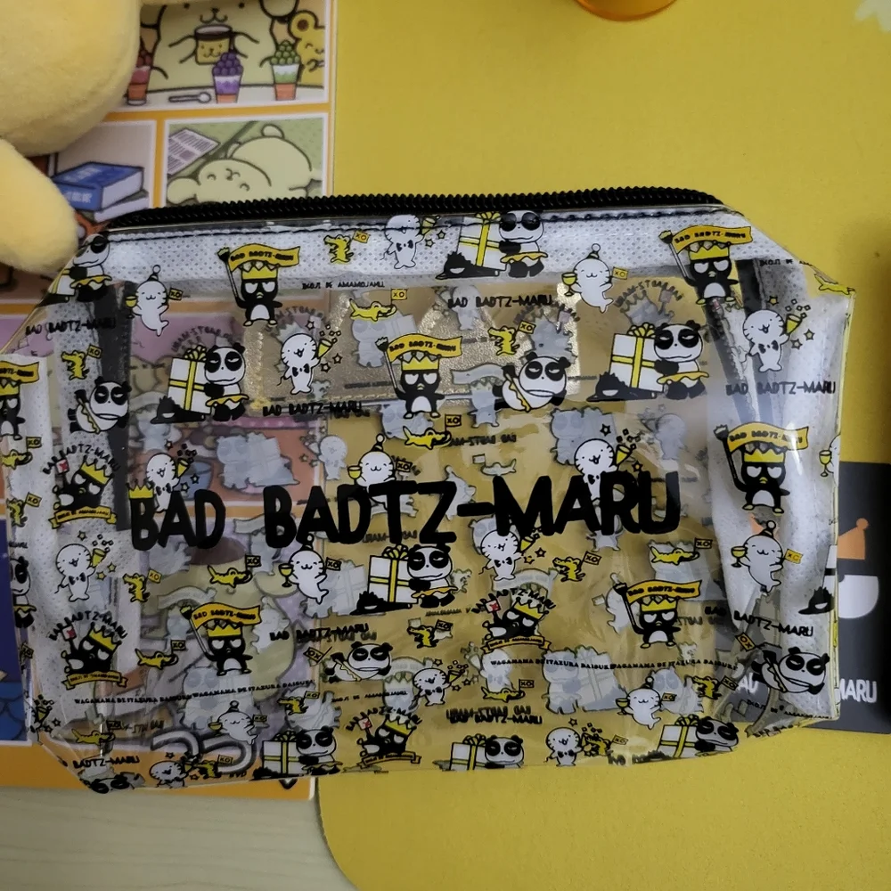 Sanrio License Bad Badtz-Maru Clear Pouch